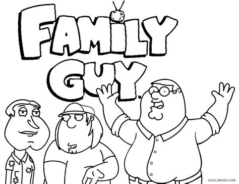 family guy coloring pages|Family Guy Coloring Page